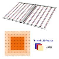 Luzes de crescimento de LED de espectro amplo Design dobrável 1000w Luz de crescimento de espectro completo personalizada para crescimento saudável das plantas