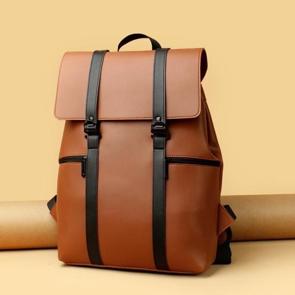 20-39Litre Modern PU Fabric Business Backpacks , Waterproof Laptop Backpack For Work
