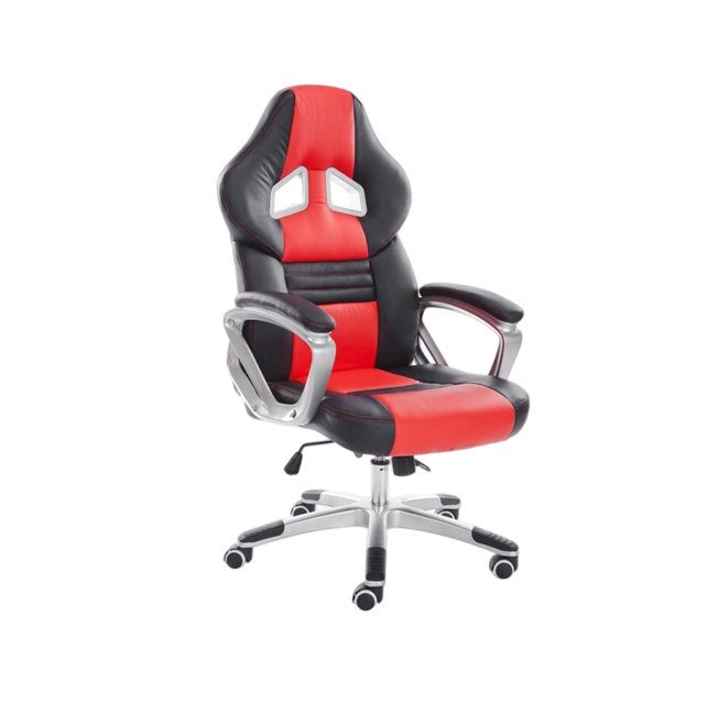 Ergonomic Mesh Gaming Chair,Tilt Mechanism, PU Castors, 200lbs Capacity