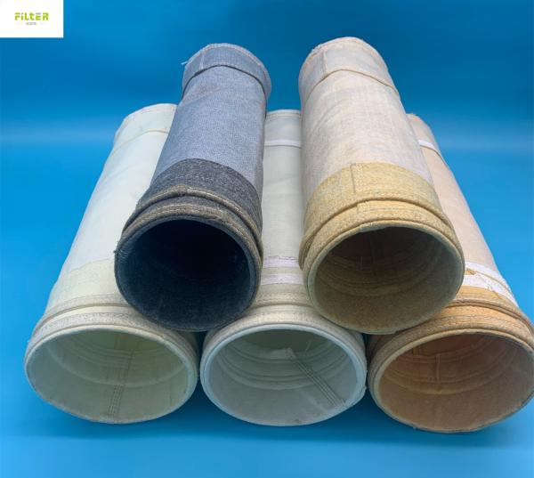 450gsm - saco de filtro de 550gsm Aramid Nomex para a planta do cimento do central elétrica da planta de aço
