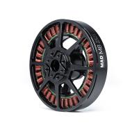 M8C10 EEE Motor DC sem escovas com cabo de silicone preto de 80 mm 16 Awg