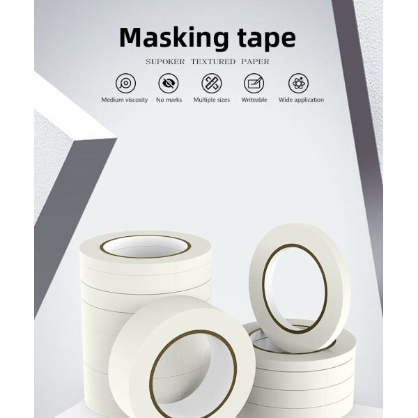 Wholesale PET Adhesive Sticker Masking Tape for Renovation Spray Painting and Hand-Tearable Writing Wasahi Tape