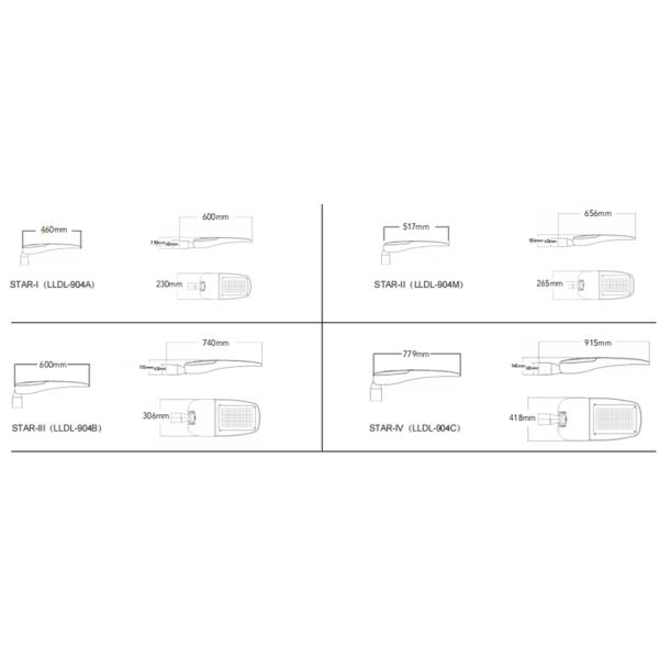 Уличный свет СИД SASO на открытом воздухе 15000LM 100W водоустойчивый
