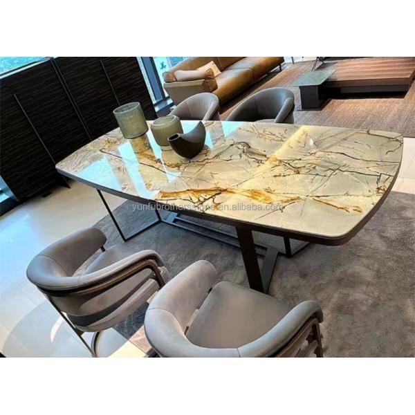 Blue Roma Quartzite Big Slab Suitable for Hotel Interior Wall and Kitchen Countertop