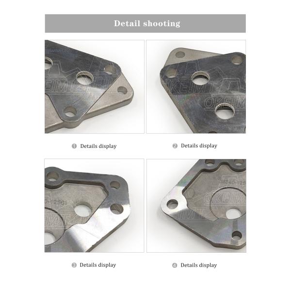 Голова E200B E320V2 крышки масла двигателя S6K 34340-11801 покрывает 34340-12501 6Holes