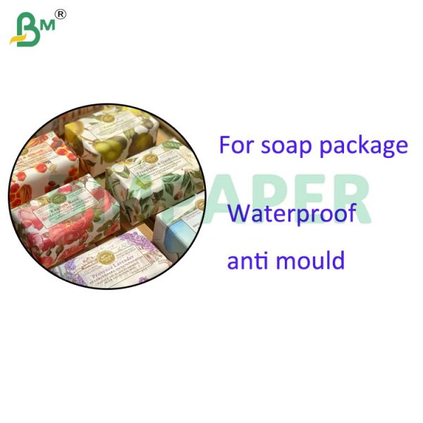 790mm to 900mm 70gsm 80gsm Mositureproof Anti Mould Paper For Soap Wrapper