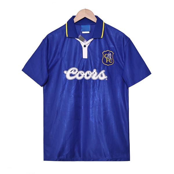 1995-1997 Season Home Chelsea Retro Jersey Model Supports Customization