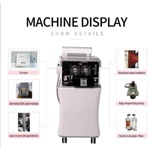 NO Q-Switch 808nm Diode Laser Hair Removal Machine for Medical Aesthetic Treatment