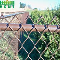 Barrière de revêtement noire Roll de maillon de chaîne de PVC 6ft 7ft 8ft