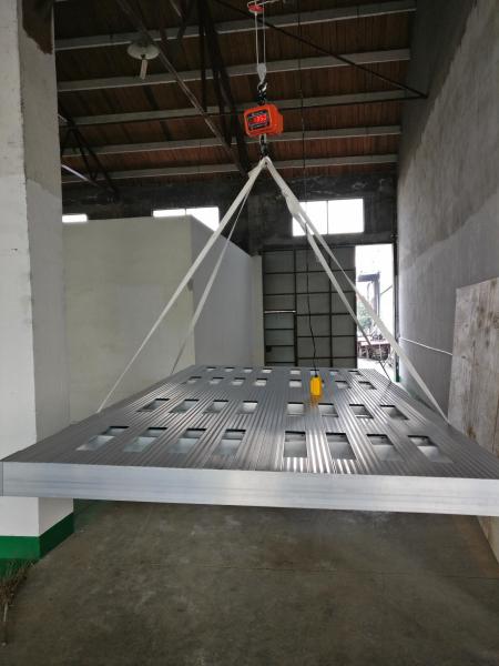 Logistique en aluminium standard industrielle de palettes de bloc recyclable