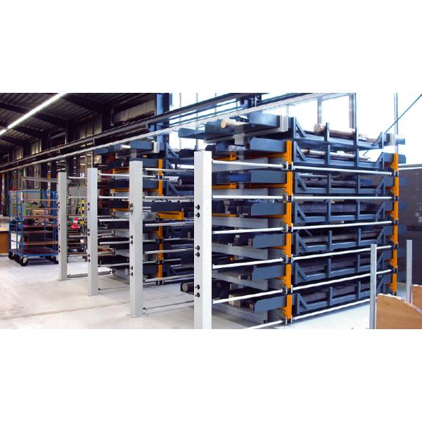 A13: Manual Telescopic Cantilever Rack for Long Materials Warehouse Storage Racking