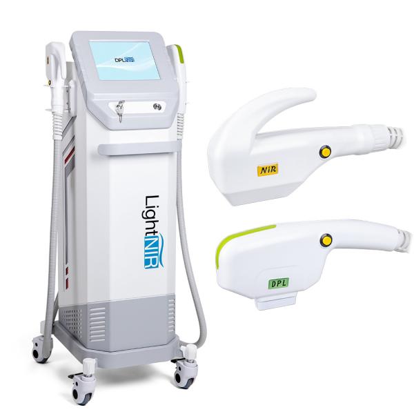 3000W 2 Handles DPL NIR Skin Rejuvenation Fast Hair Removal Machine