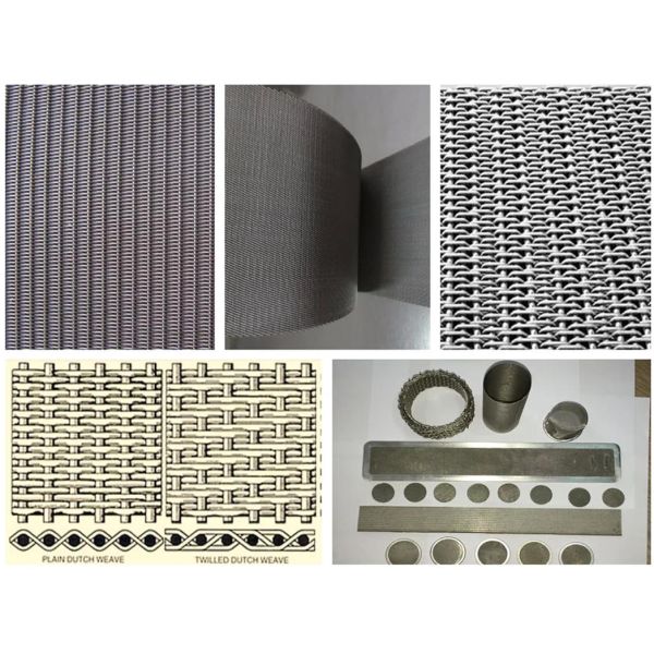 Micron 304 316L Stainless Steel Wire Mesh Screen Filter Mesh