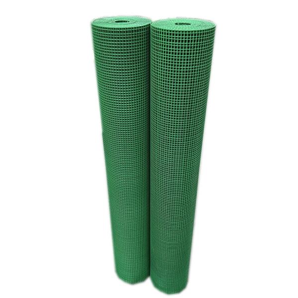 Green Pvc 14 Gauge 48X 50' 1/4 Inch Hardware Cloth Mesh Used For Fence