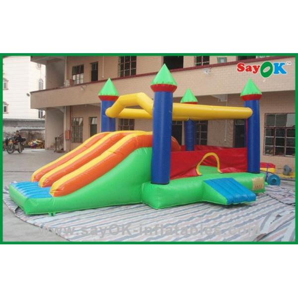 Inflatable Jumping Bouncer Customized Inflatable Bouncer Slide For Fun , Bouncy Castle With Slide