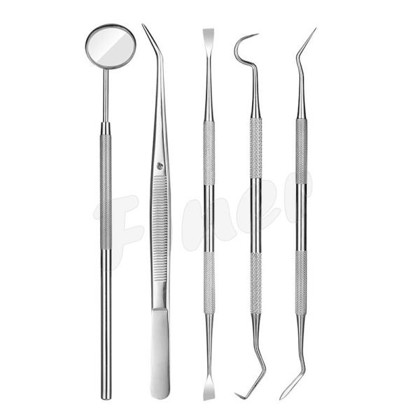 Dental Tools Mouth Mirror Dental Hygiene Kit For Teeth Cleaning