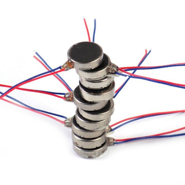 Faradyi Customized Micro Motor 3.7V 5V Flat Coin Motor For Watch Bracelet Massager Beauty Instrument Micro Motor