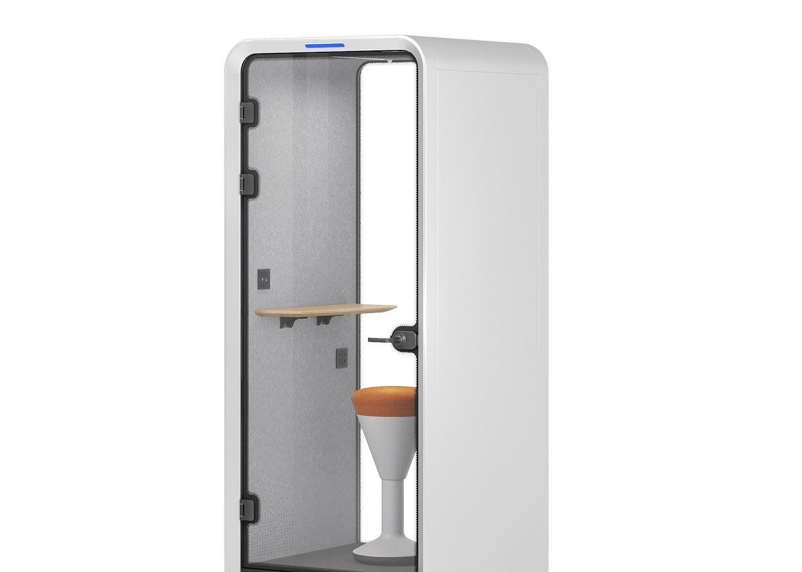 N Space 2 Office Pod Private Phone Cabin with Flexible Workspace Noise Reduction and Modern Design