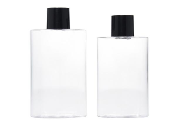 250ml PETG Transparent Plastic Bottle Hot Stamping Printing With Screw Cap