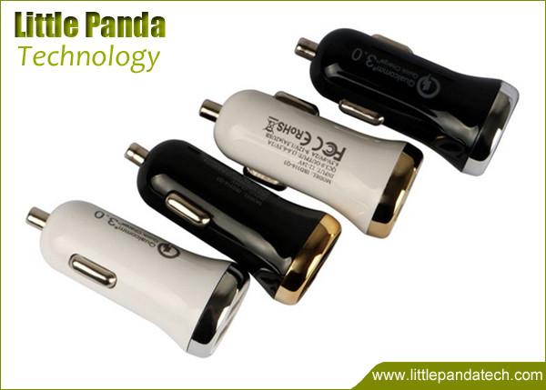 Promotional Gifts Customed Universal USB Car Charger QC3.0 Car Charger from Shenzhen Factory