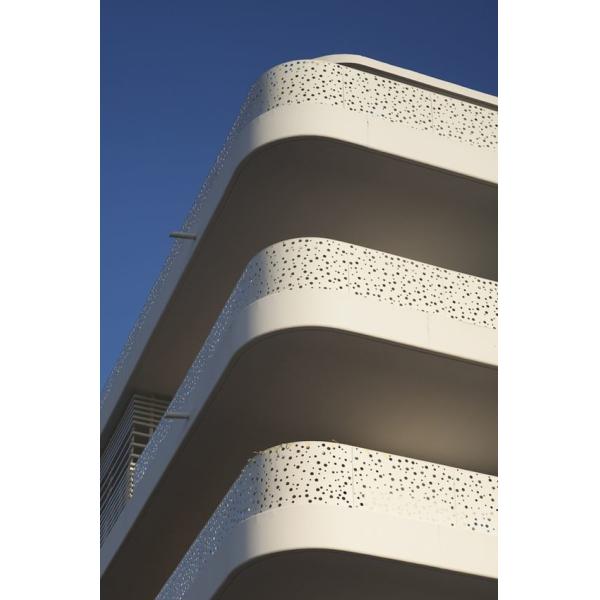 Metal Stainless Steel Aluminium Curtain Wall Cladding Laser Cut OEM / ODM