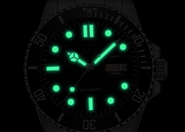 Classic Automatic Bracelet Watch ,  Green Dial Mens Stainless Steel Watches