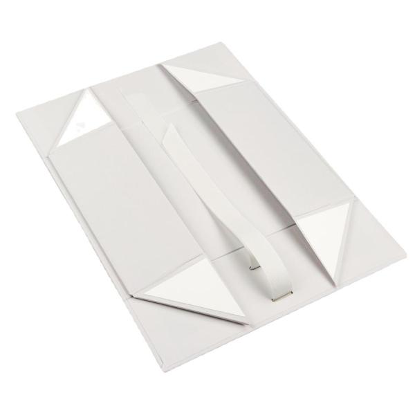 Специализированный розовый белый черный магнитный клапан Одежда бумажная коробка складная магнитная коробка для подарков