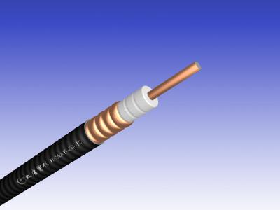 cabo coaxial flexível super 1/2” SF HCAHY-50-9 do cobre 50Ohm