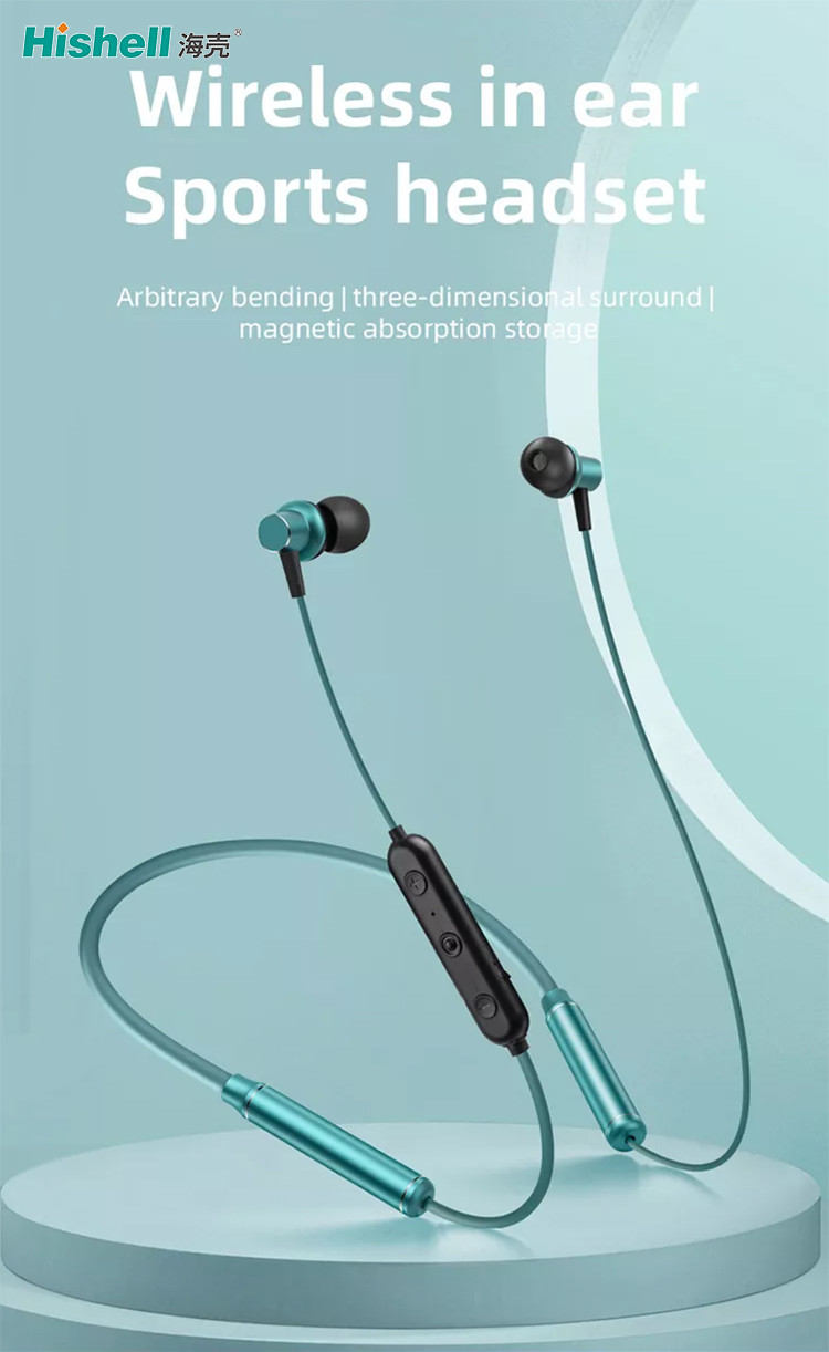 Наушники 9D Bluetooth Neckband ENCL беспроводные окружают легковес