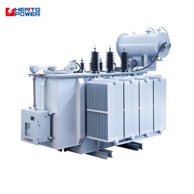 Transformateur immergé dans l'huile 1000 kVA fabricants d'alimentation à tension variable haute fréquence transformateur abaisseur haute tension