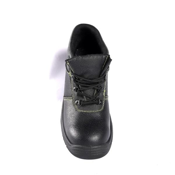 OEM S1 S2 S3 Genuine Leather Steel Toe Cap Work Shoes with PU/PU Outsole Factory Safety Boots