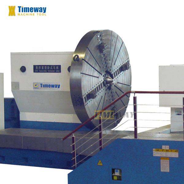 Sell Big Swing Horizontal Flat Bed CNC Turning Lathe Machine with Metric 140 Taper Hole