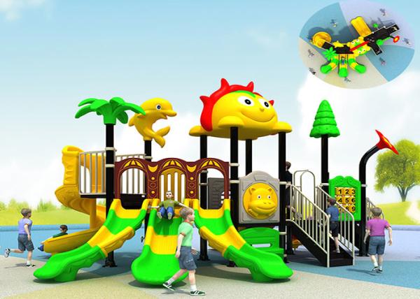 Themed Commercial Outdoor Play Equipment Staticless Skidless ODM Available