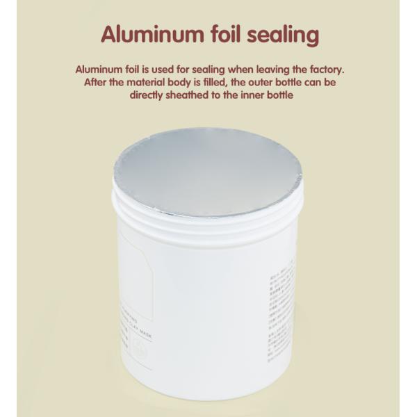 фильм грязи маски опарника сливк 450g PP лицевой упаковывая с запечатыванием набивкой алюминиевой фольги