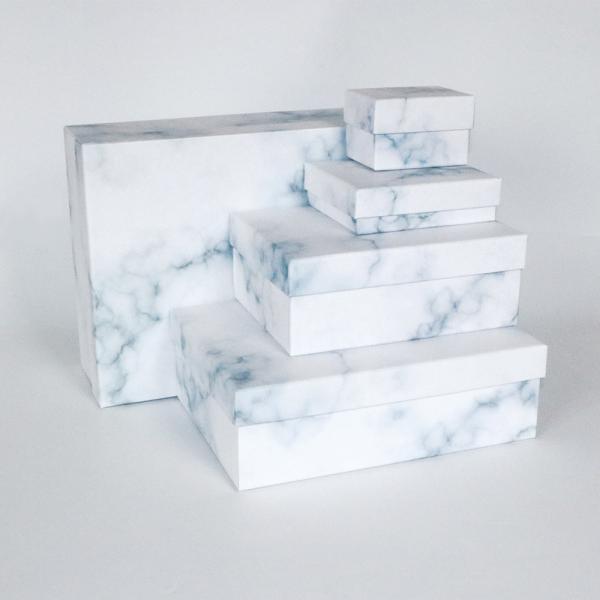 Luxury gift packaging custom White antique Gift box with logo
