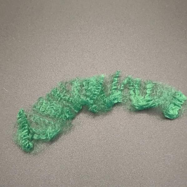 Color Recycled Polyester Staple Fiber Hollow Conjugated Siliconized 1.5d / 3d / 7d / 15d