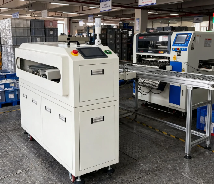 High-speed SMT Automatic Board Splitting Machine With Dual-sided Conveying Track And High Cutting Accuracy For PCB Panels