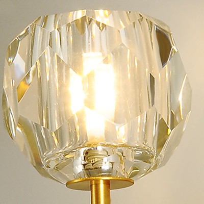 Metal Nordic Crystal Wall Lamp For Aisle Luxury Modern Decorative