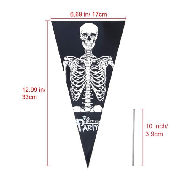 Gravure печатая тыкву PP хеллоуина PE кладет 30 микронов в мешки для конфеты
