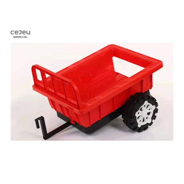 Трактор 6 колес 162*56*48CM красный со съемным хоппером с Bluetooth