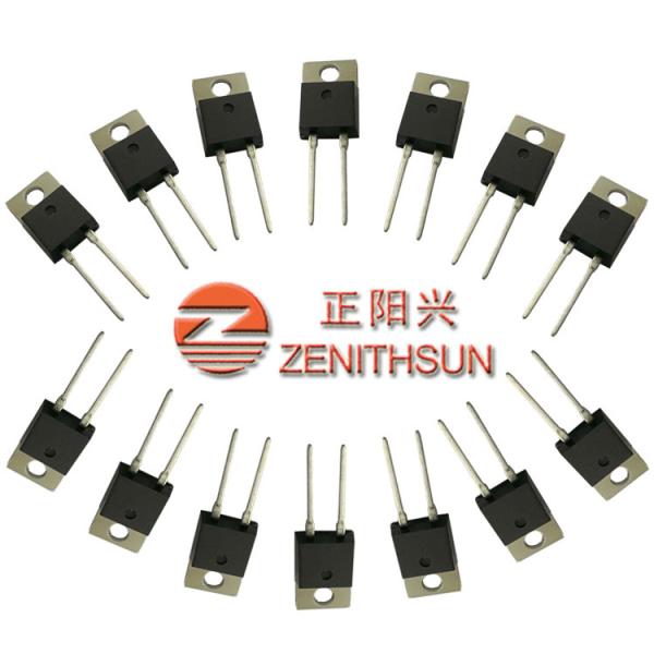 100 Ohm 50 Watt Resistor 1% 100PPM High Power Thick Film Through Hole