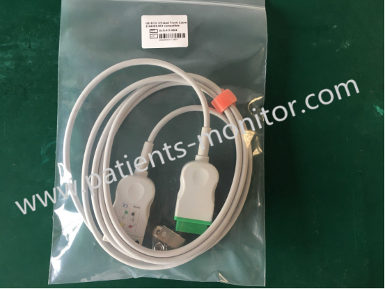 GE ECG 3/5-свинцовый трубковый кабель 2106305-003 совместимый REF DLG-011-0504 Новый 3,6 м / упаковка