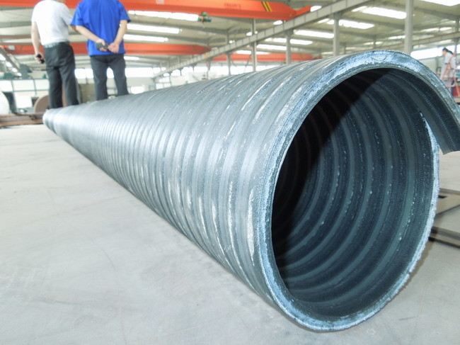 Вытяжная труба с полой стенкой из HDPE