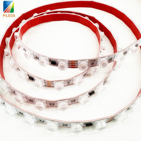 SPI Smart Strip Light DC24V SMD5050 RGB USB Flexible LED Laveuse à murs 48LEDs / m IP20 IP67 Série de lentilles DMX addressable Nouvelle version
