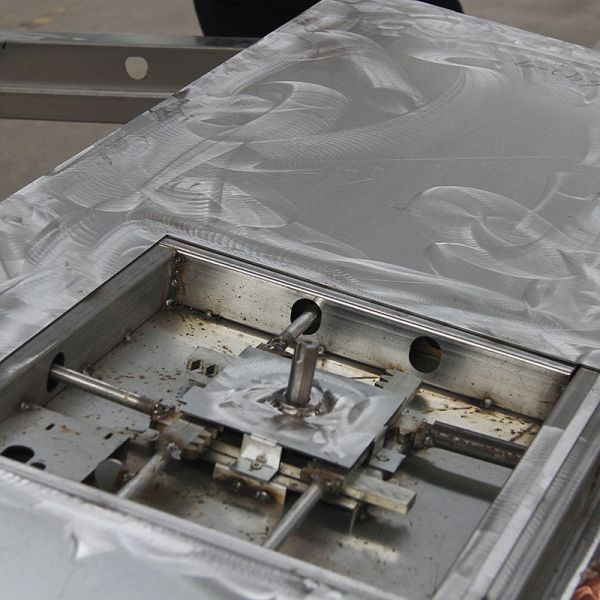 Thick Steel Explosion Proof Door Full Steel Construction Anti Blast Door