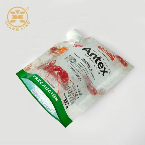 inseticida agrícola de empacotamento detergente plástico do malote de 500g Mylar BOPP transparente