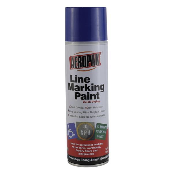 Linha acrílica pintura à pistola 750ml e 500ml da estrada branca do aerossol da marcação