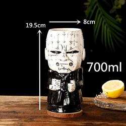 Creative Ceramic Tiki Mugs Hawaiian Cocktail Mug  Porcelain Beer Wine Mug Drinkware
