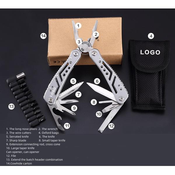 Stainless Steel Multifunctional Military Multi Tool Compact Convenient