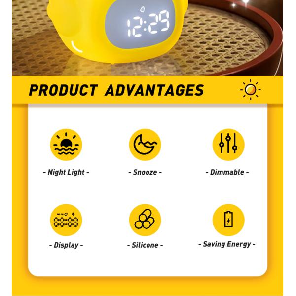 Lâmpada de toque de silicone para crianças